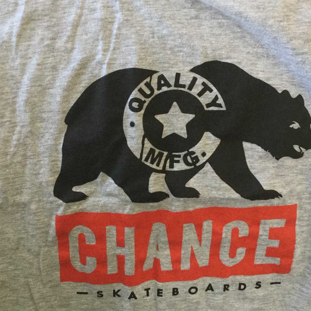 Chance Tank Top Size Medium Gray With Black And Red